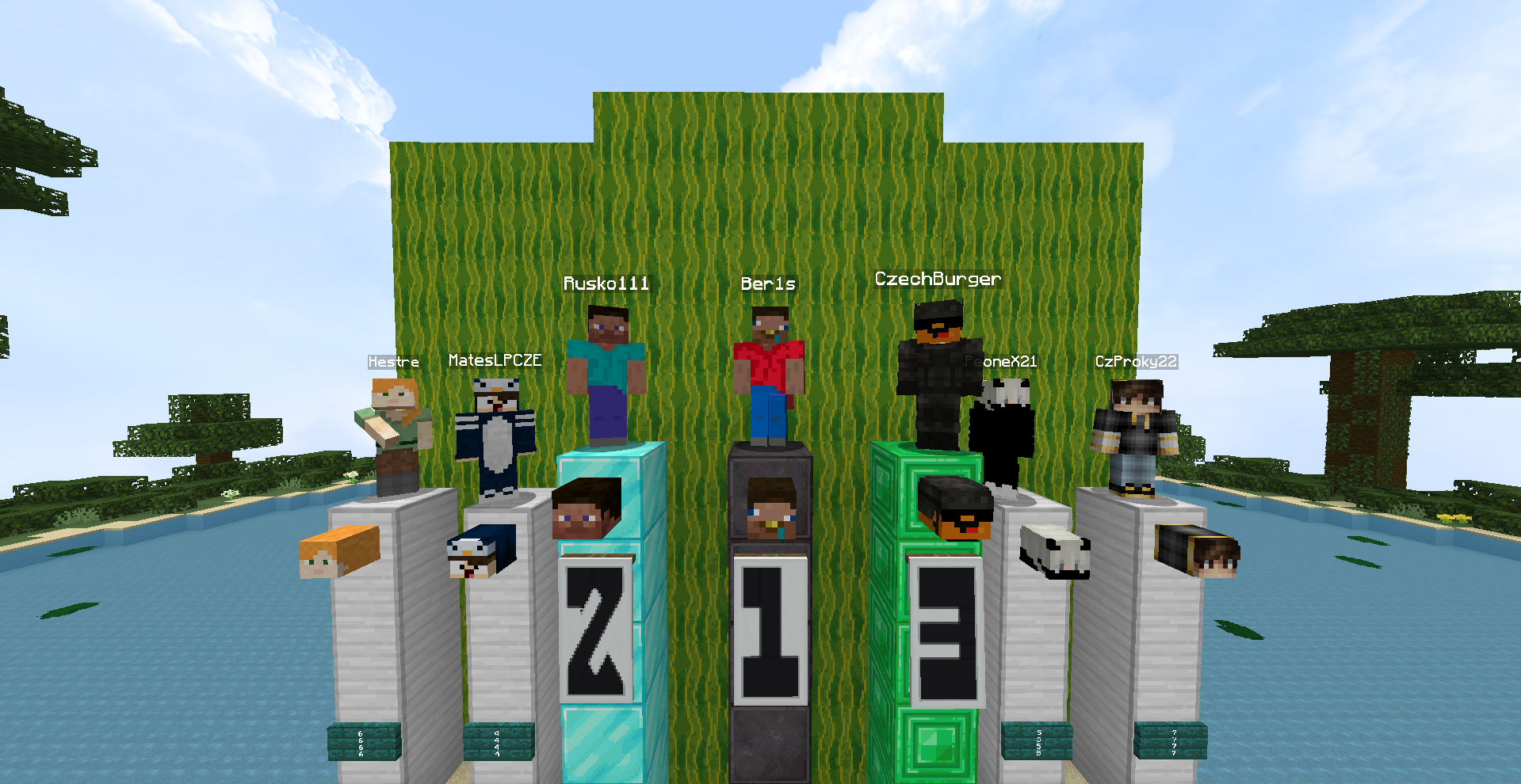 Výherci Parkour eventu 13.03.2022, pořádaný PetyXbronem